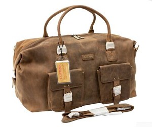 large leather holdall mens