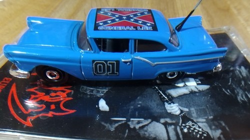 Dukes Of Hazzard General Lee 1957 Ford Custom 300,blue,1:64.new! - Picture 8 of 15