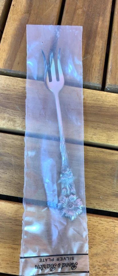 Juego de 5 PIEZAS DE SERVICIO de anfitriona REED & BARTON Silverplate Harlequin Wild Rose Foto 2 de 4