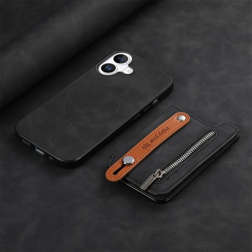 Magnetic Zip Card Slot Phone Case For iPhone 16 15 14 13 12 11 Pro SE XR XS 7 8 - 第 14/33 張圖片