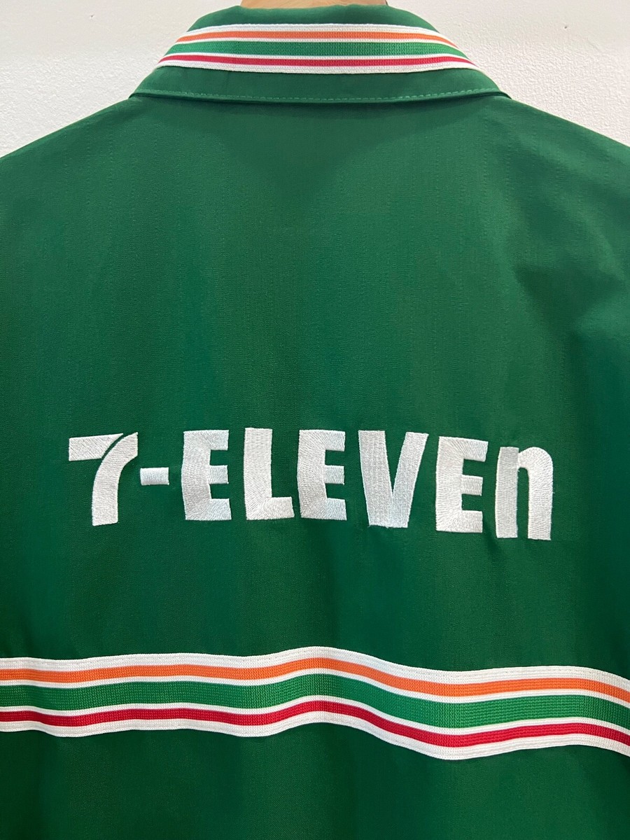 Vintage Japanese Brand Uniform 7 Eleven Full Zipper Large