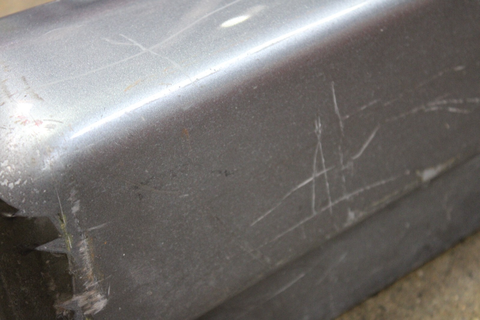 Ferrari F430, Coupe, Spider, LH, Rocker Panel, Silver, Dmg, Used, P/N 68021110