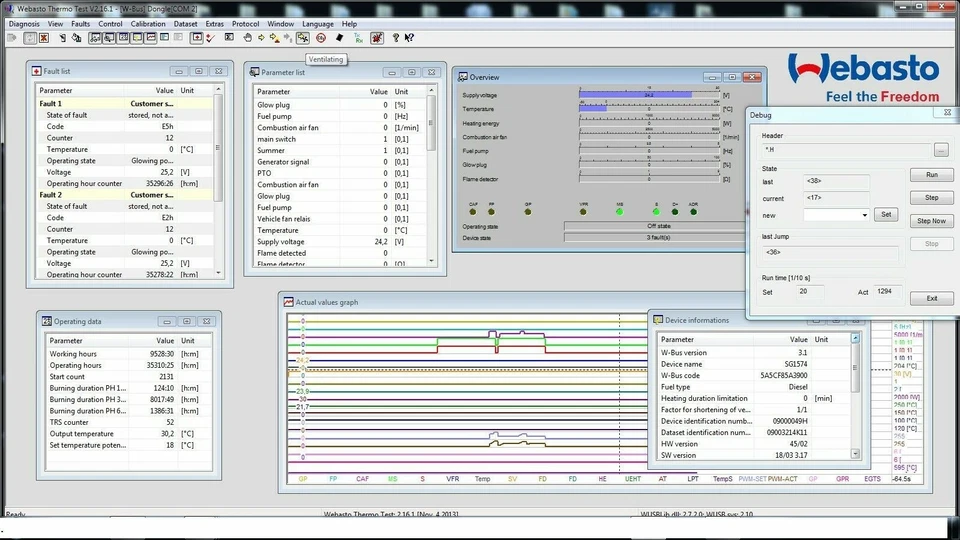 WEBASTO v2.16 v3.4 USB INTERFACE DIAGNOSTIC HEATER Thermo Test E P Z C V EVO - Image 3 of 3