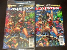 JUSTICE LEAGUE #3 (DC Comics 2011) -- 1st Print + COMBO PACK VARIANT (Sealed)