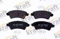 Kraft Automotive 6005538 Bremsbelagsatz, Scheibenbremse FüR Peugeot