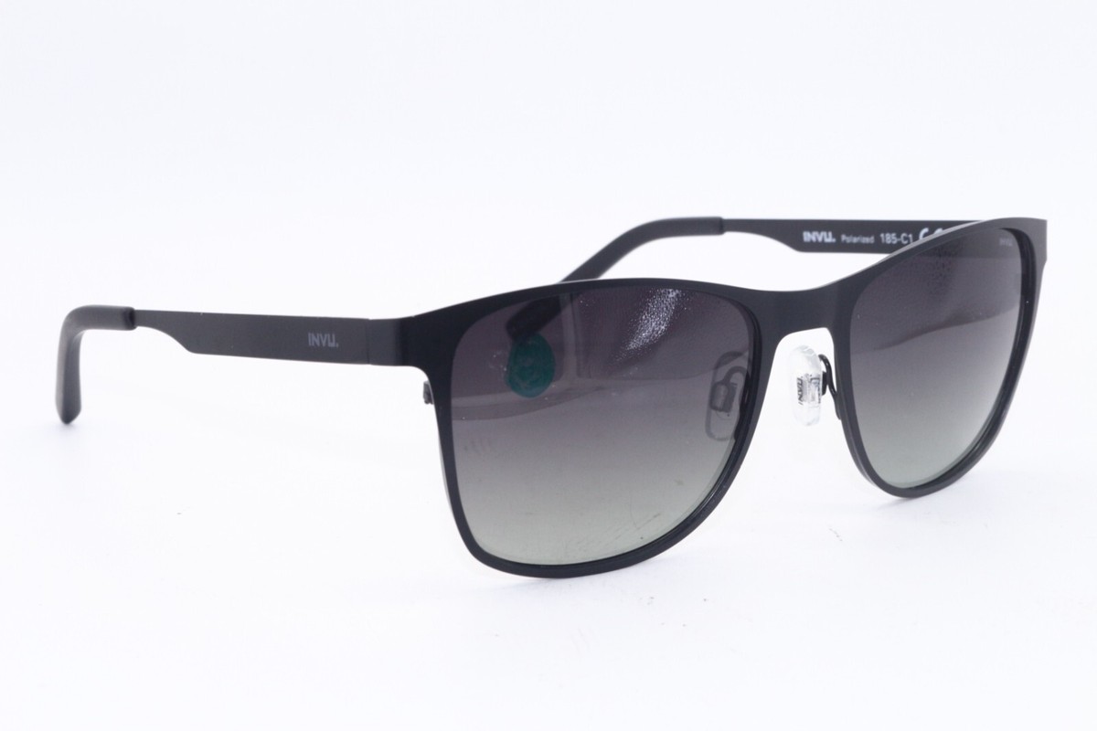 NEW SWISS EYEWEAR GROUP INVU 185-C1 BLACK POLARIZED AUTHENTIC