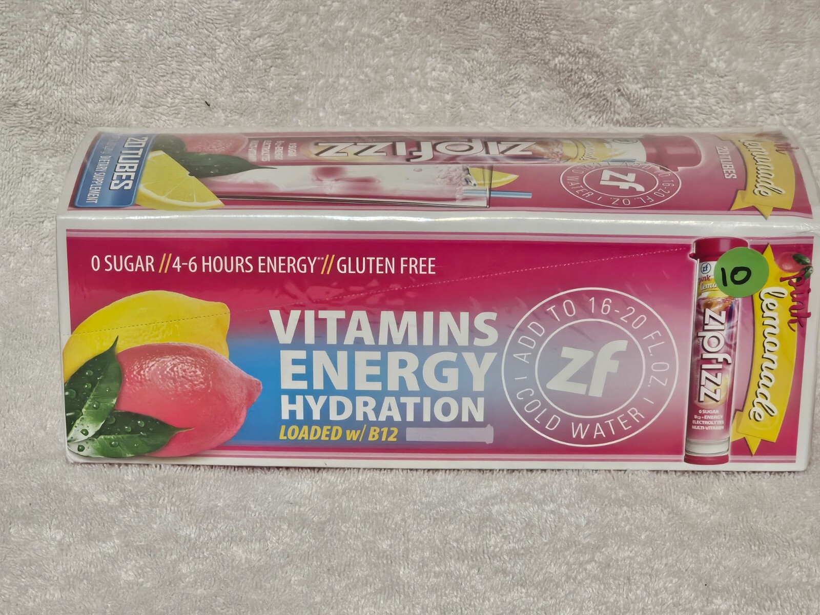 Zipfizz Energy Drink Mix, Pink Lemonade (20 ct) eBay