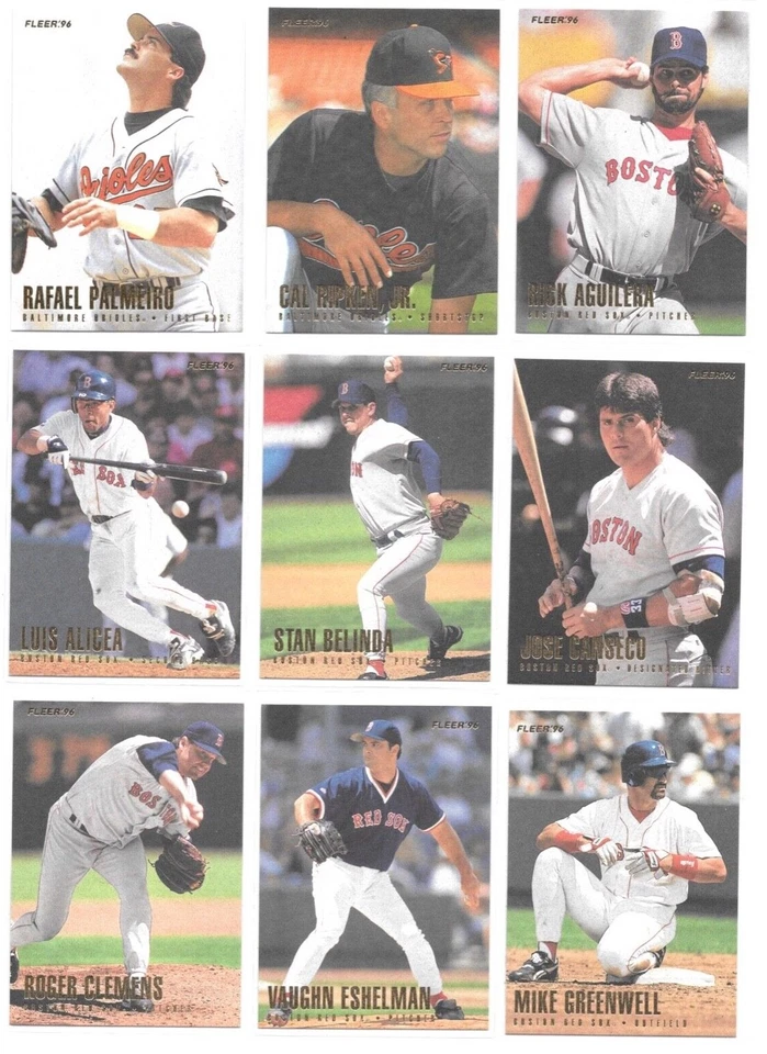 1996 Fleer Baseball Trading Cards / You Choose #s 1 - 250  / mb22 - Image 3 of 4