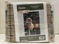 New*Herrschner's Gallery Collection "Forest Santa" Latch Hook Rug Kit
