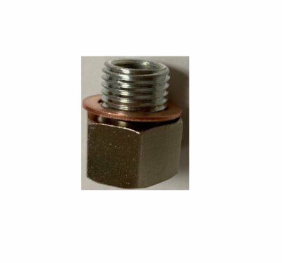 Pipe to Metric Fitting 3/8'' BSP BSPP Female to M14X1.5 Male