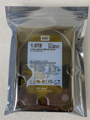 Western Digital WD GOLD WD1005FBYZ 1TB SATA III 6Gb/s Datacenter 3.5" Hard Drive - Picture 3 of 3