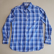 Chaps Ralph Lauren Shirt Men's Medium Collared Twill Button Down Easy Care