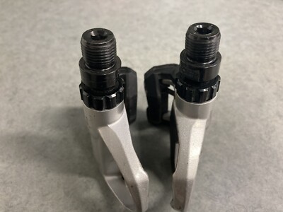 Pédales Mavic Automatiques Vintage Argent – 9/16, Course Eroica, Fabrication Française
