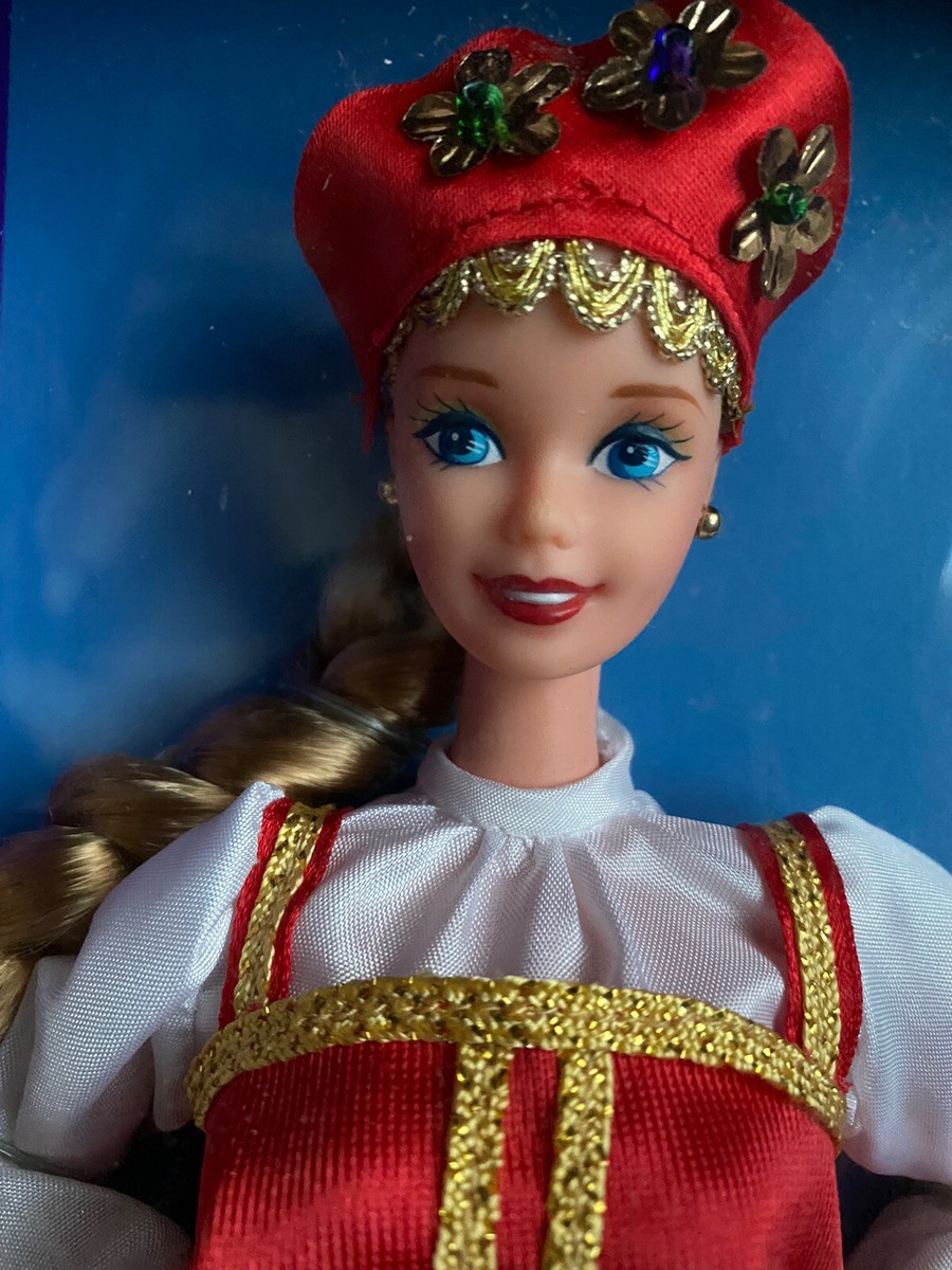 Barbie RUSSIA Dolls of the World DOTW Mattel 1996 Fashion Doll New