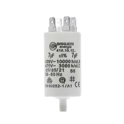 HOOVER DXC, HLV, DYC, EVOC, WÄSCHETROCKNER KONDENSATOR DUCATI 7UF μF