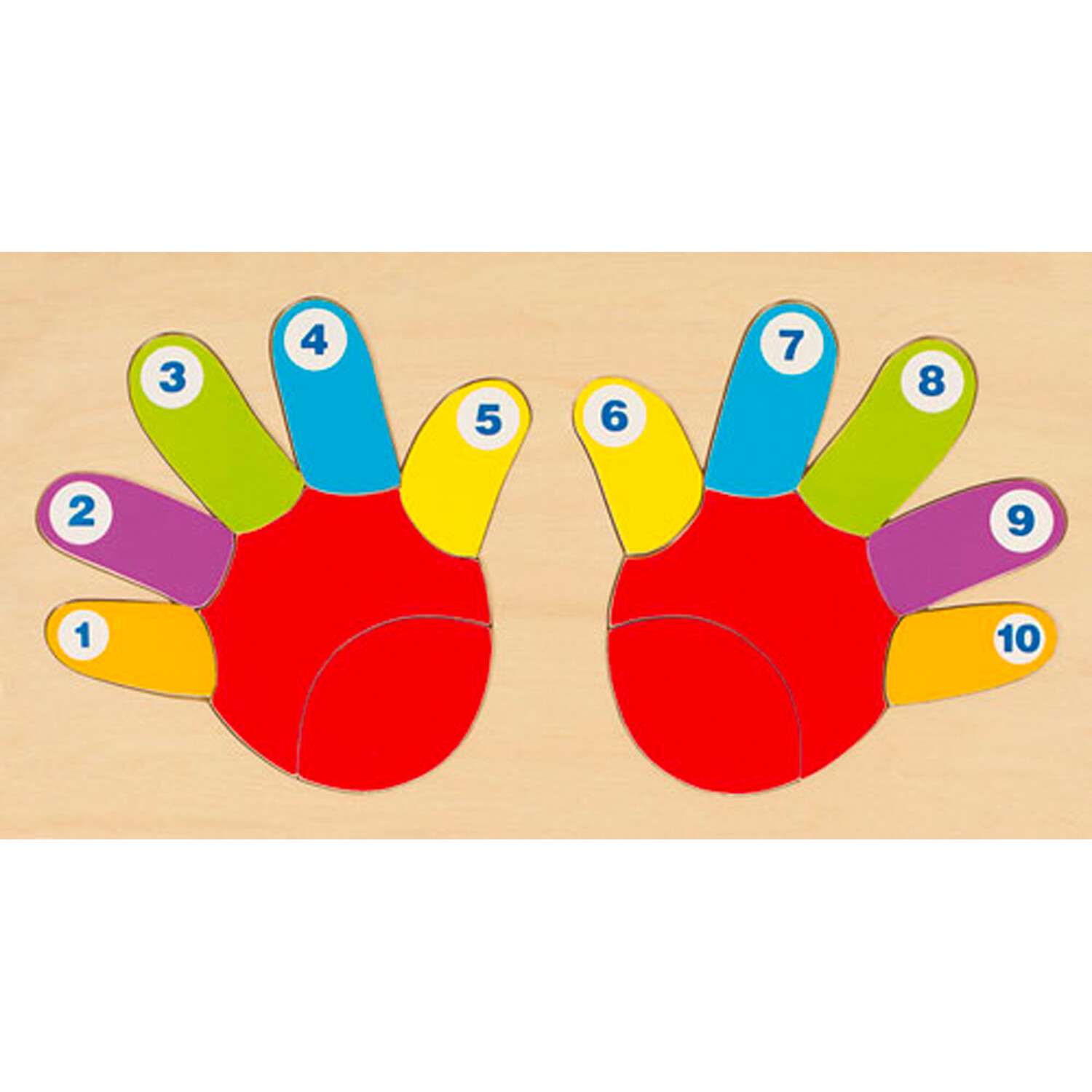 Incastri Manine Dei Numeri GOKI - 1118 GIODICART