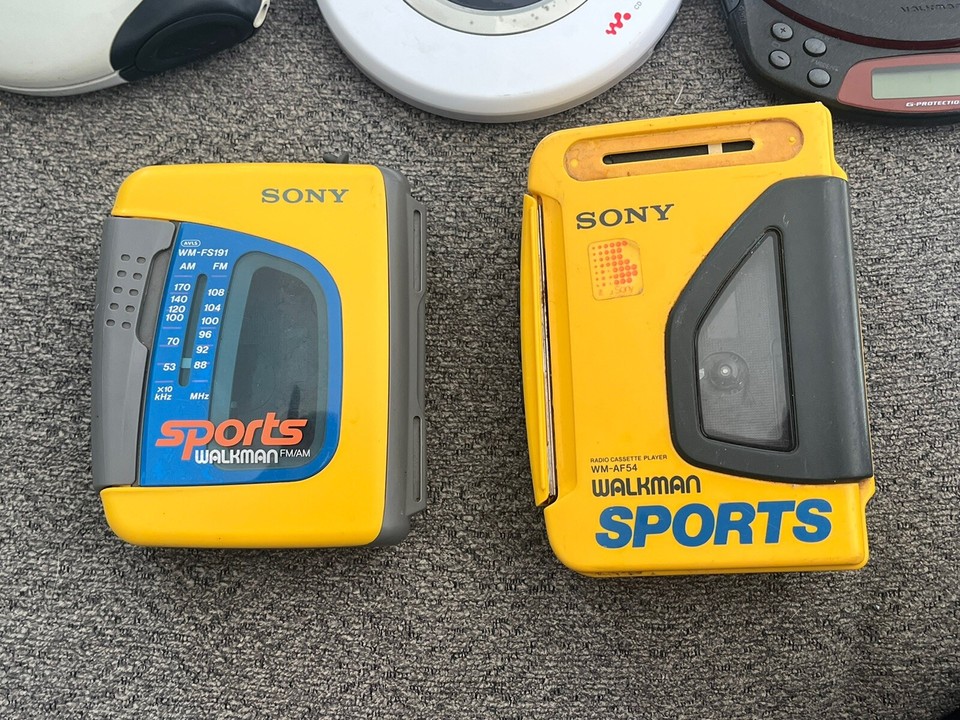 5 Sony Cd & Cassette Players For Repair Walkman Sports eBay