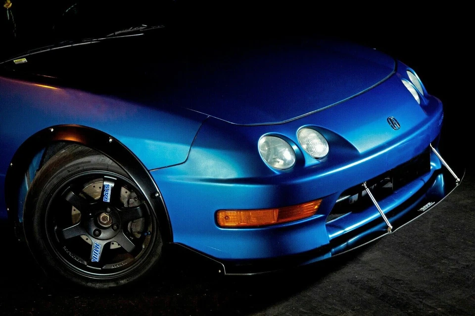 芬达耀斑本田讴歌Integra宽体套件轮拱扩展件2.0 4件 — 第 4/4 张图片