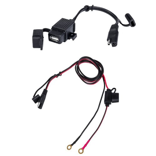 2.1A Motorcycle Mobile GPS Charger Adapter with SAE Socket USB Cable Waterproof - 第 8/16 張圖片