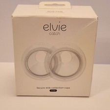 NEW Elvie Catch Secure Milk Collection Cups - 2 Cups  2 Skirts