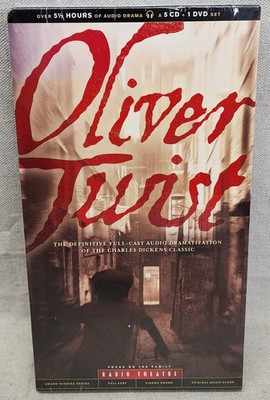 NEW Oliver Twist - Focus on the Family Radio Theatre (5 CD 1 DVD Set, 2012)