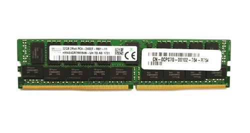 32GB 2Rx4 PC4-2400T-RB1 SKhynix HMA84GR7MFR4N-UH TD AD  Server RAM