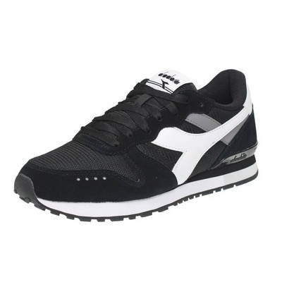 Diadora Sportswear Camaro - Low Sneaker aus schwarzem Wildleder - Herren Schuhe Sneaker