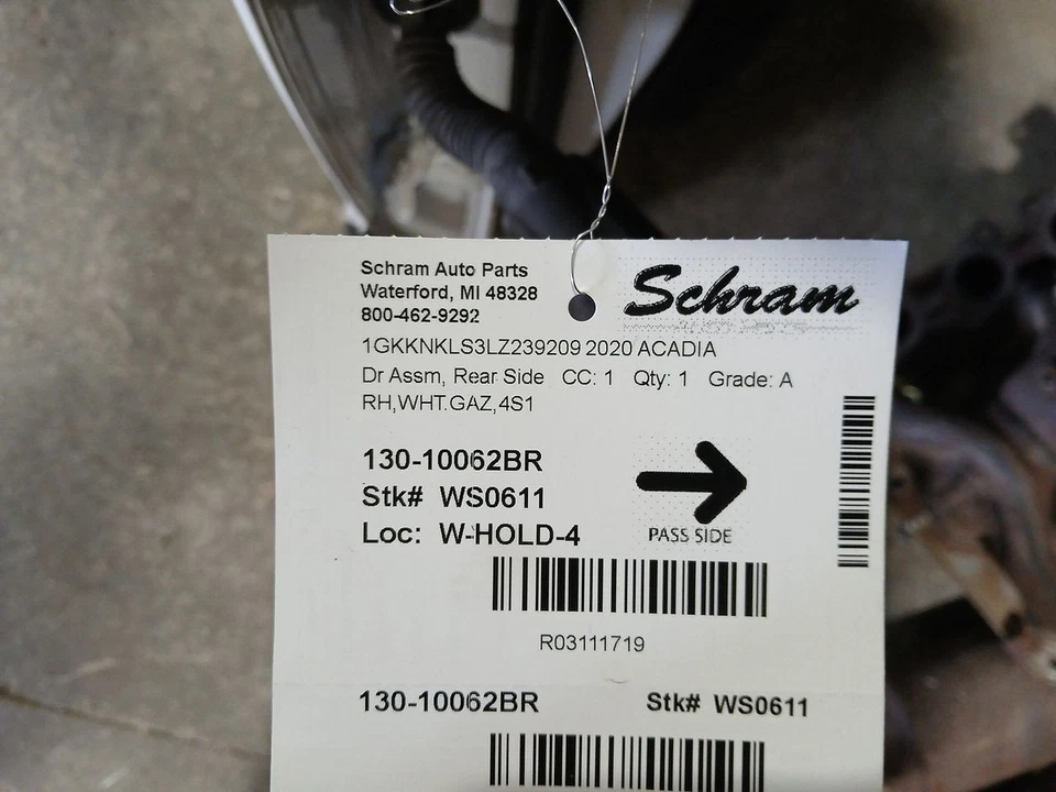 Puerta trasera derecha pasajero compatible con 17-23 ACADIA 3111719 Foto 4 de 4