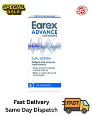 Earex Advance - Removes Hard Ear Wax- Prevent Ear Wax Build up - Easy Squeeze Bo