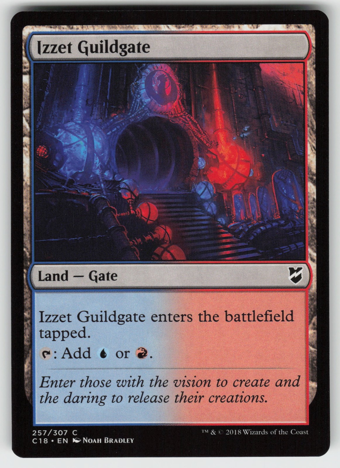 Izzet Guildgate Commander 2018 257 C NM MTG