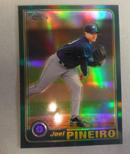 2001 TOPPS TRADED Chrome Retrofractor JOEL PINEIRO SEATTLE MARINERS #T203