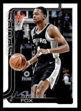 2025-26 Topps #196 De'Aaron Fox Card San Antonio Spurs