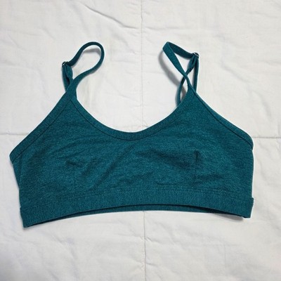 Bombshell Sportswear Motion Sports Bra color Lagoon size small Excellent