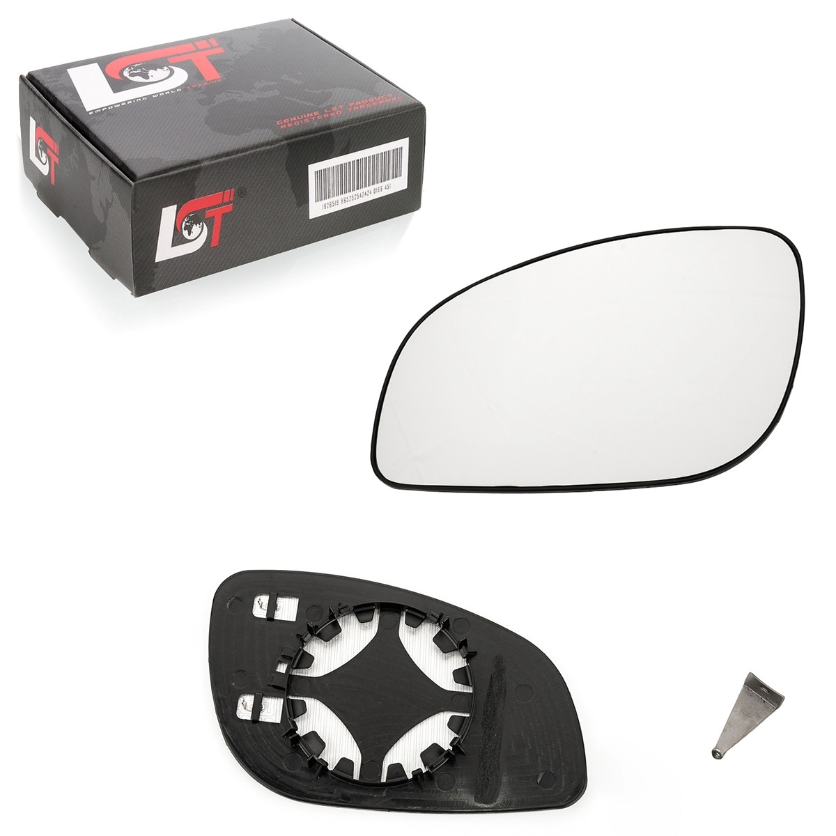 Exterior Mirror Left Heated Convex for Opel Vectra C Z02 02-09