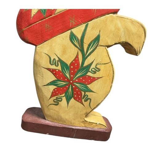 Hand Painted Wooden Cat Figurine Folk Art Mother Kitten Christmas Mexico Vintage - Picture 16 of 19