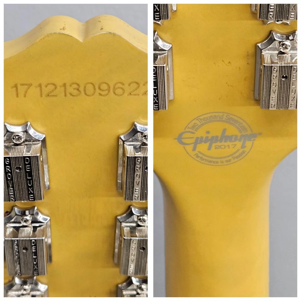 Epiphone Les Paul Special Model 1 P90 LTD Edition Electric Guitar Worn TV Yellow - Image 3 of 4