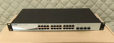 SWITCH D-Link 24 ports 10/10/1000 DGS-1210-24 ""TVA incluse, garantie 6 mois"" - Imagen 1 de 4