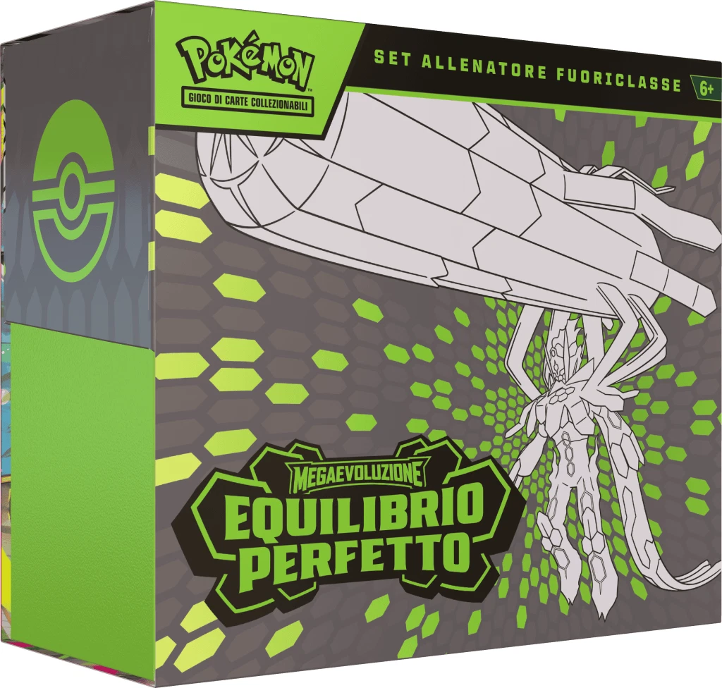 POK&Eacute;MON EQUILIBRIO PERFETTO ETB SET ALLENATORE FUORICLASSE ITA SEALED PREORDER ✅ - Foto 1 di 7