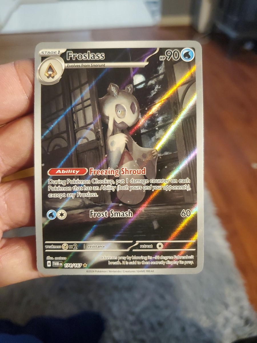 matazo pokemon cards Froslass 174/167 Sv06: Twilight Masquerade Holo