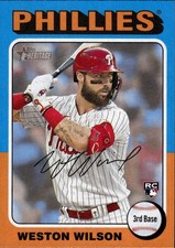 2024 Topps Heritage Weston Wilson #105 Philadelphia Phillies 3B