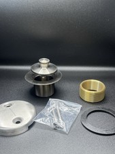 Universal Bathtub Drain Trim Kit with Overflow Faceplate - Brushed Nickel Finish