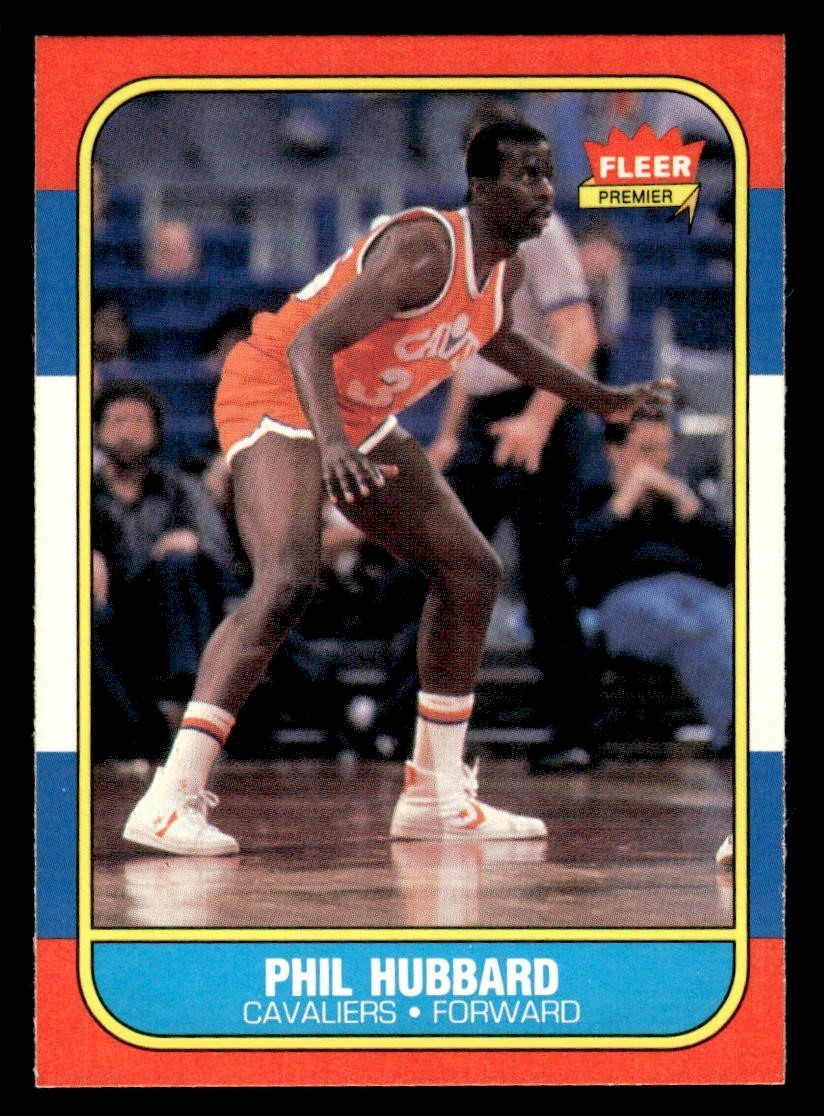 1986 Fleer Basketball #48 Phil Hubbard NM *f1