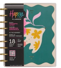 New Happy Planner 2025-2026 18 Month Horizontal Layout Planner
