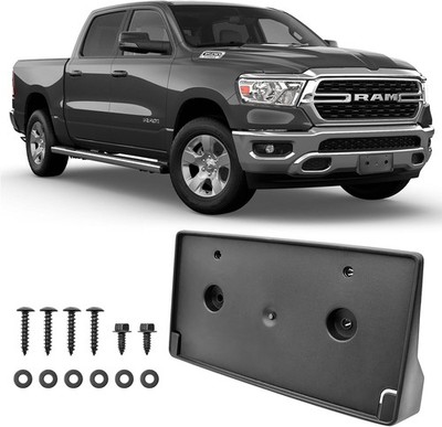 Front License Plate Frame for Ram 1500 DT 2019 2020 2021 2022 2023 2024 Licen...