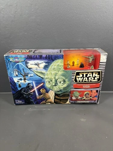 Star Wars Micro Machines Yoda Transforming Playset 1997 Vintage New Sealed