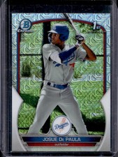 2023 Bowman Mega Box Josue De Paula 1st Prospect Refractor #BCP-111 Dodgers