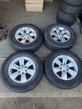 4 X TOYOTA LAND CRUISER 17" 6x139.7 ET25 Alloy Wheels 6 stud 265/65/17 106.1mm