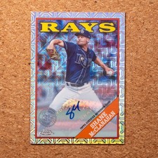 Shane McClanahan auto 2023 2T88C-43 Topps 1988 Chrome Silver Mojo /50