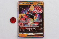 Pokemon TCG Buzzwole GX Oversize Card 2017, Coin Ultra Beasts GX SM69 Jumbo Card on eBay