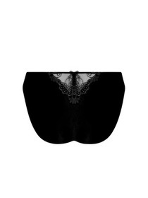 Lise Charmel Black Dressing Floral Fancy Brief